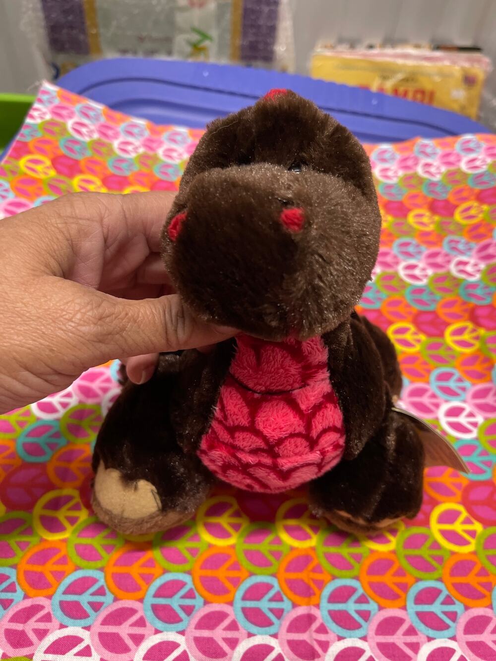 Cocoa Dinosaur HM338 No Code Webkinz Plush by Ganz